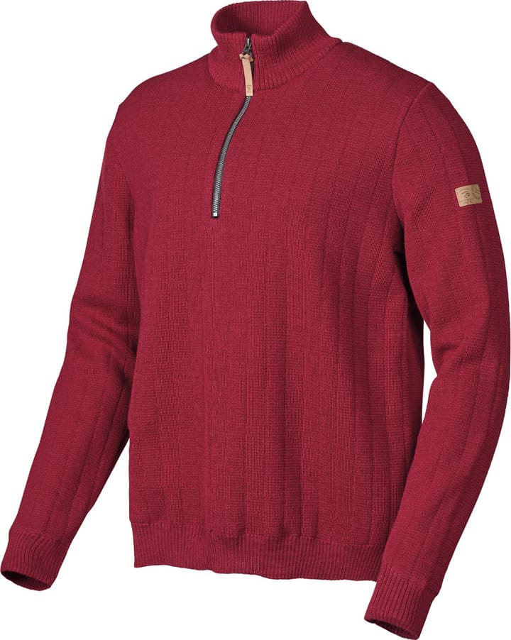 Ivanhoe Men's Hugo Half Zip Windbreaker Deep Red Ivanhoe