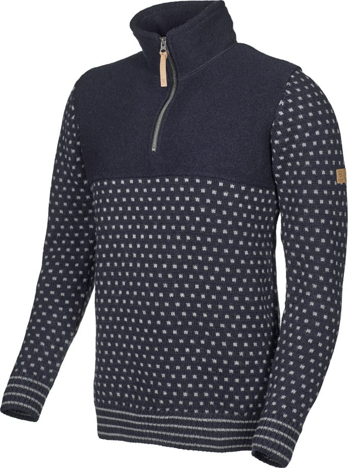 Ivanhoe Men's Sverre Half Zip Navy Ivanhoe