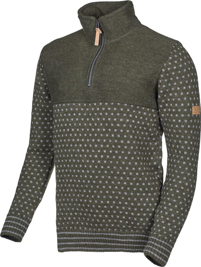 Ivanhoe Men's Sverre Half Zip Loden Green Ivanhoe