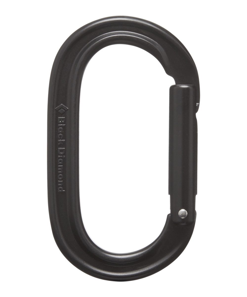 Black Diamond Oval Carabiner Black