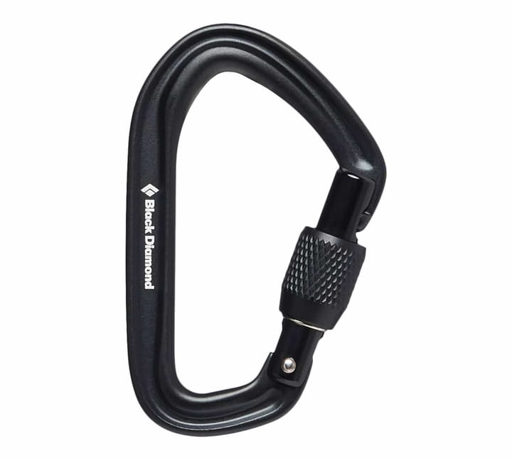 Black Diamond Hotforge Screwgate Carabiner Black Black Diamond