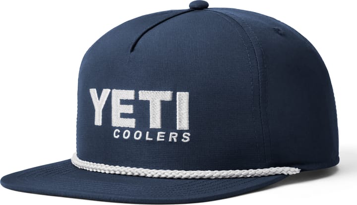 Yeti Flat Brim Rope Hat Navy Yeti