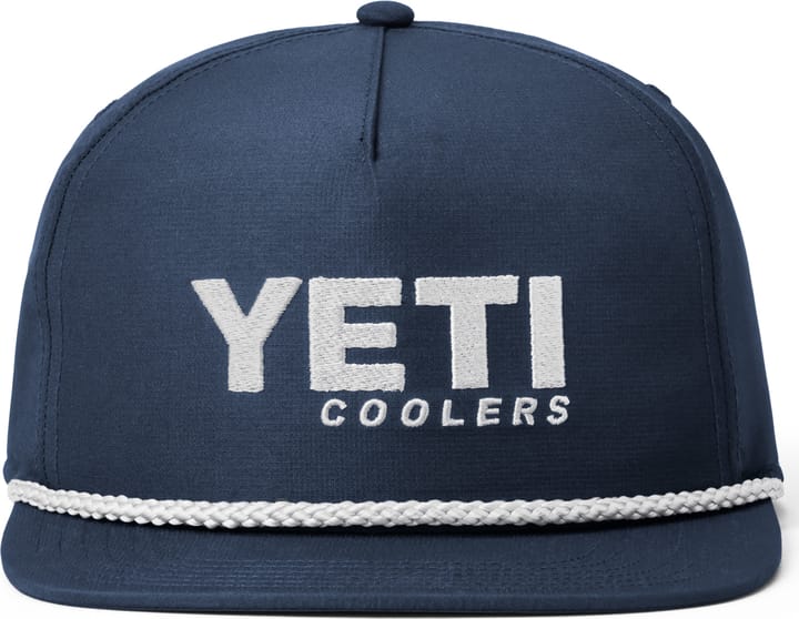 Yeti Flat Brim Rope Hat Navy Yeti