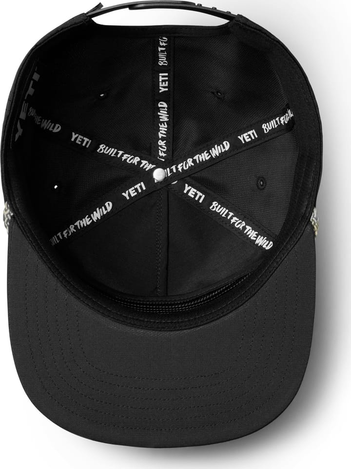 Yeti Flat Brim Rope Hat Black Yeti
