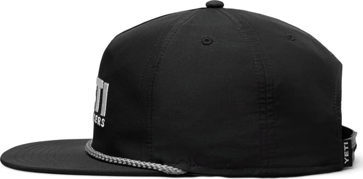 Yeti Flat Brim Rope Hat Black Yeti
