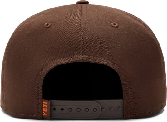 Yeti Built For The Wild Duck Flat Brim Hat Dark Brown Yeti