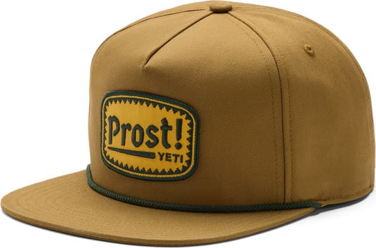 Yeti Prost! Flat Brim Rope Hat Brown Yeti