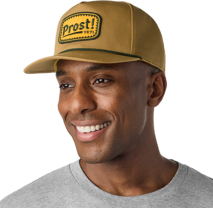 Yeti Prost! Flat Brim Rope Hat Brown Yeti