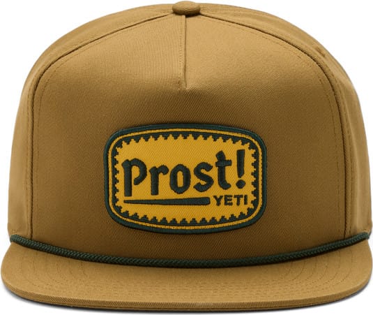 Yeti Prost! Flat Brim Rope Hat Brown Yeti