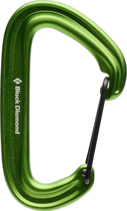 Black Diamond LiteWire Carabiner Envy Green Black Diamond