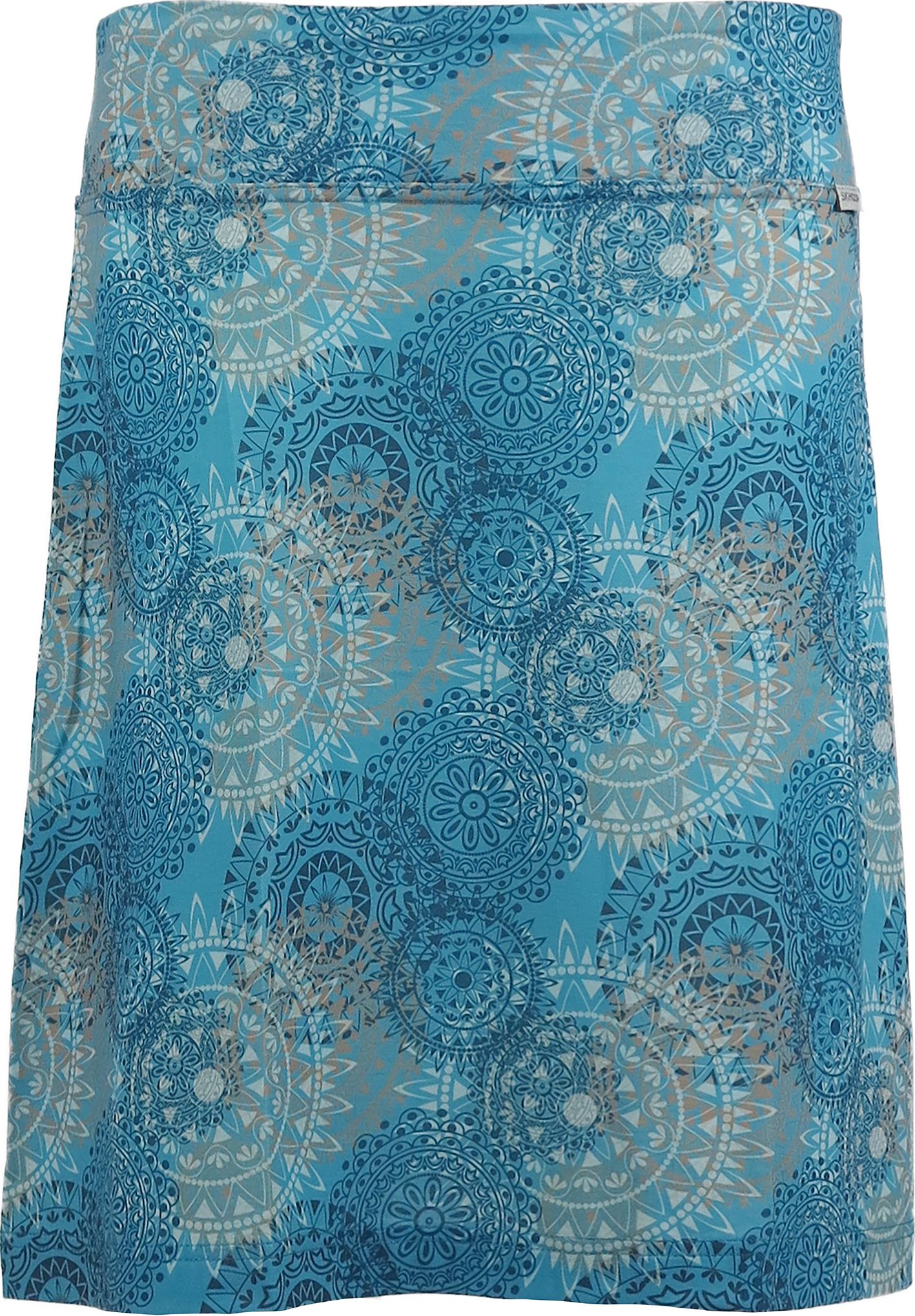 Skhoop Women's Fiona Knee Skirt Denim Blue