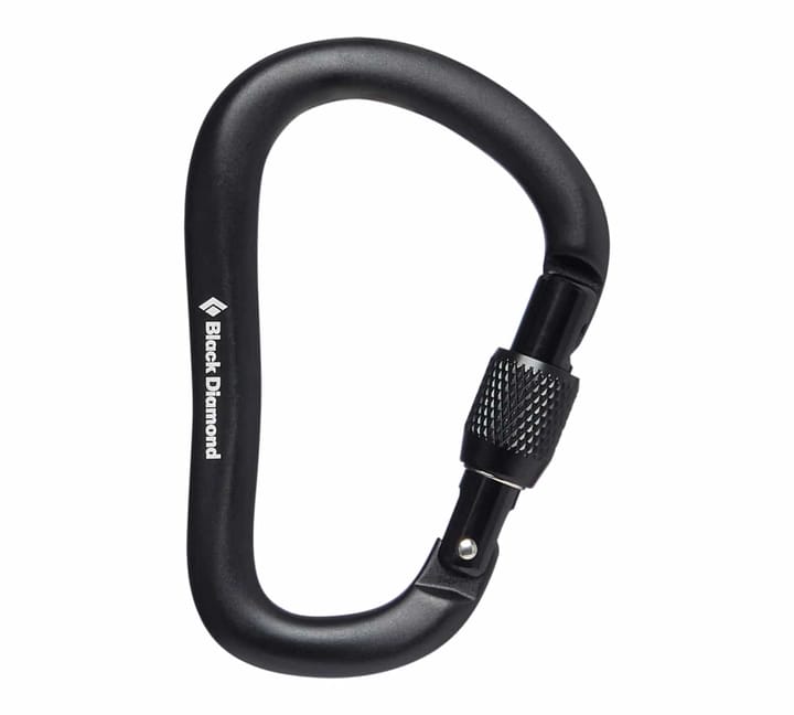 Black Diamond Rocklock Screwgate Carabiner Black Black Diamond