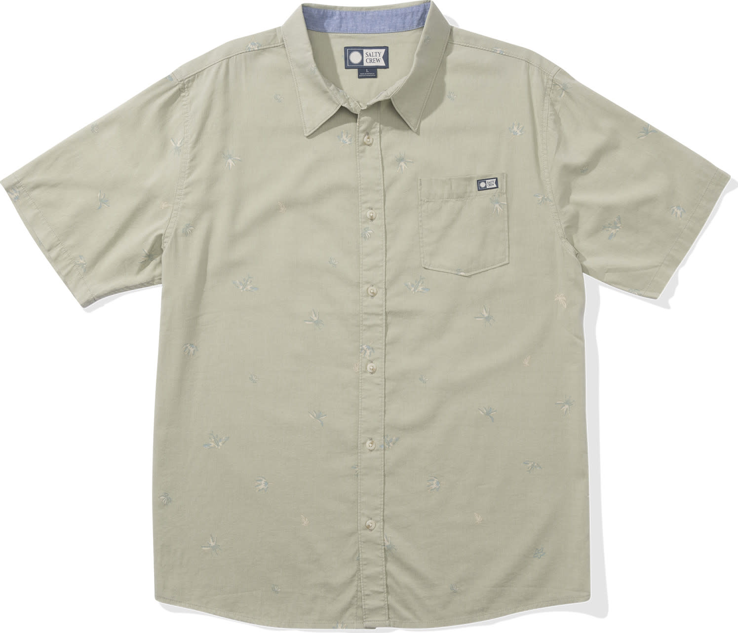 Salty Crew Men's Small Kine Short Sleeve Button Up