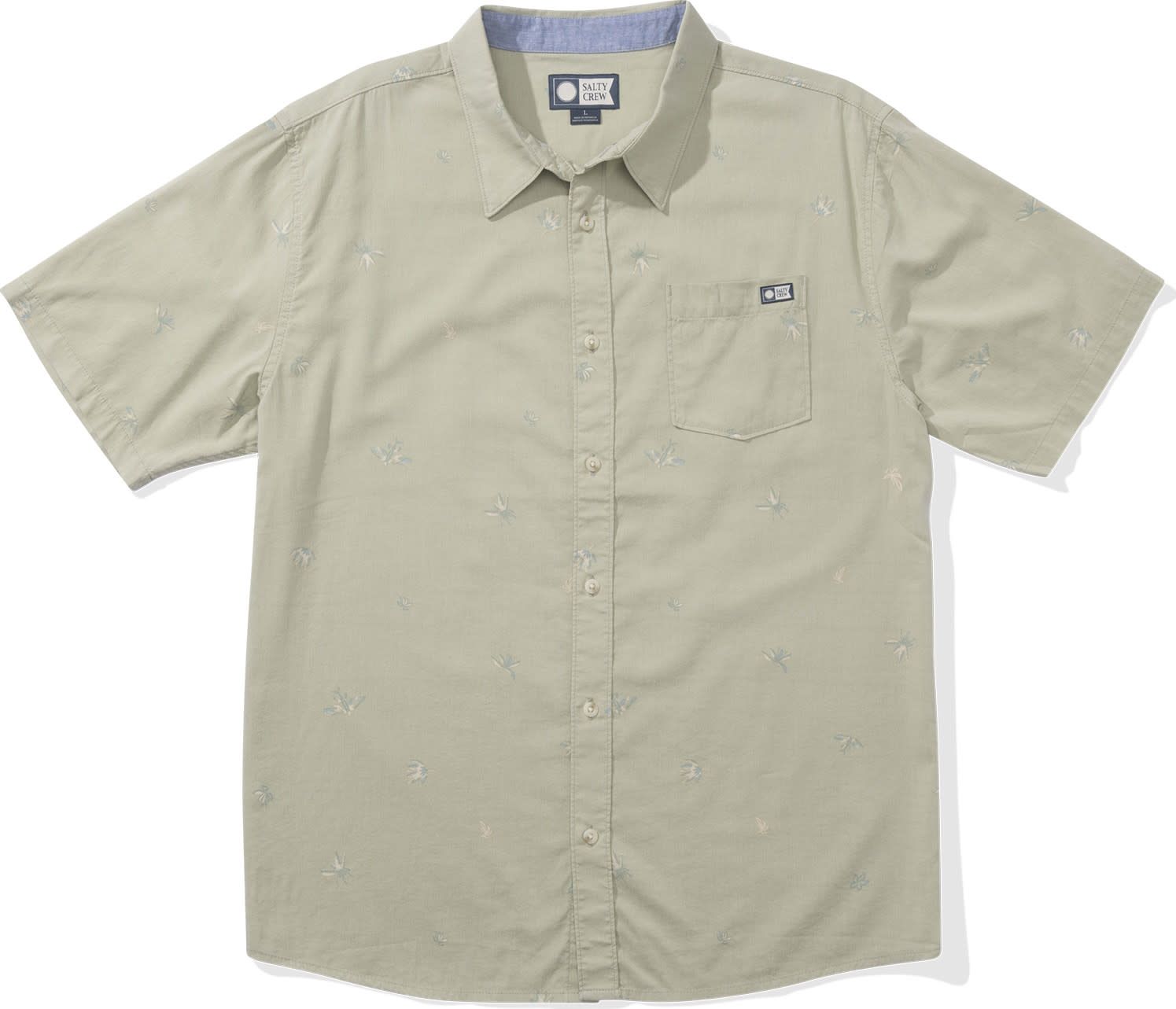 Salty Crew Men's Small Kine Short Sleeve Button Up