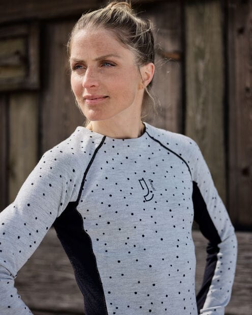 Johaug Maven Wool Long Sleeve GREYM Johaug Johaug Maven Wool Long Sleeve GREYM Johaug