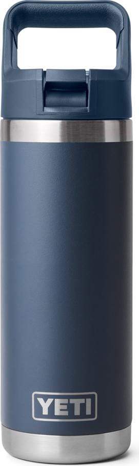 Yeti Rambler 18oz (532ml) Bottle with Straw Cap Navy Yeti