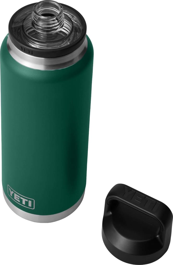 Yeti Rambler 1L Chug Bottle Black Forest Green Yeti