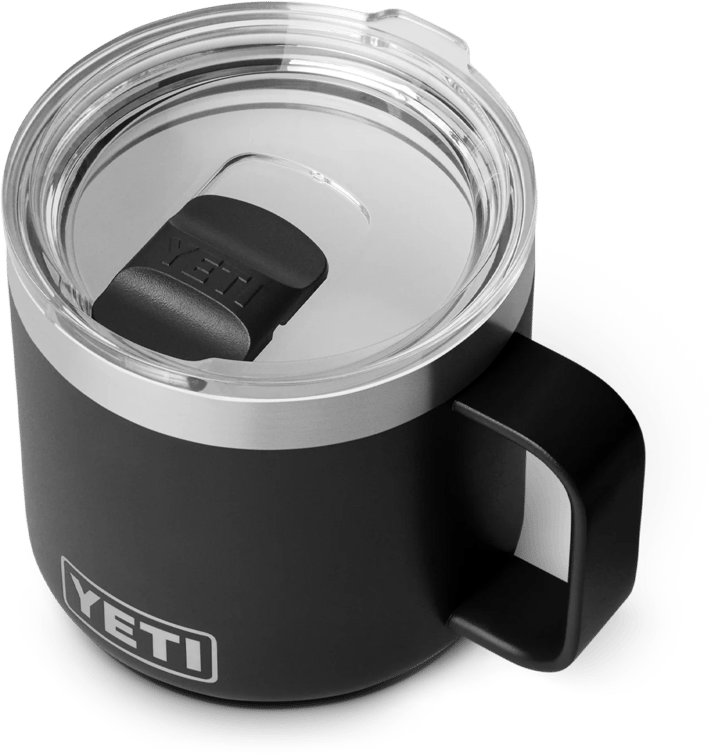 Yeti Rambler 14oz (414ml) Stackable Mug with DuraSip Ceramic Lining Black Yeti