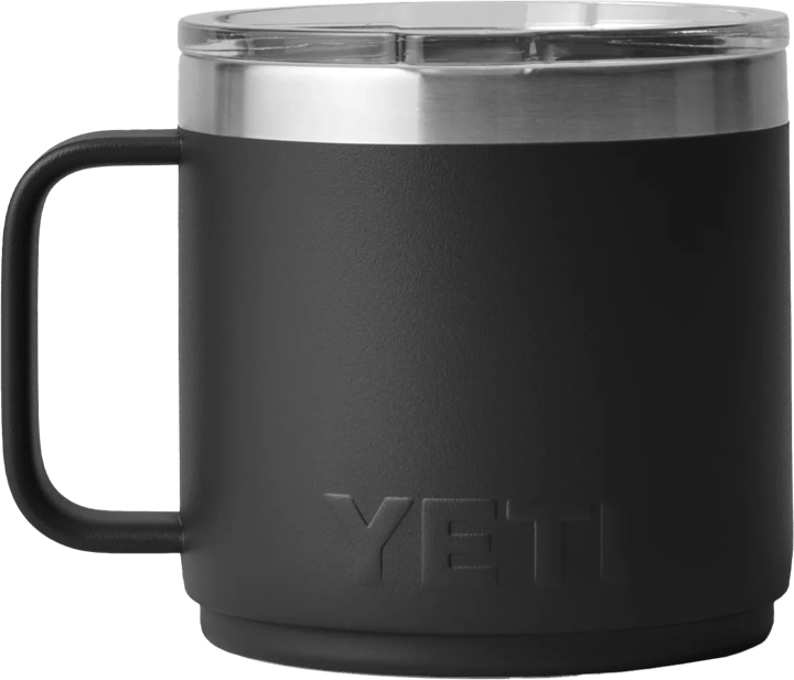 Yeti Rambler 14oz (414ml) Stackable Mug with DuraSip Ceramic Lining Black Yeti