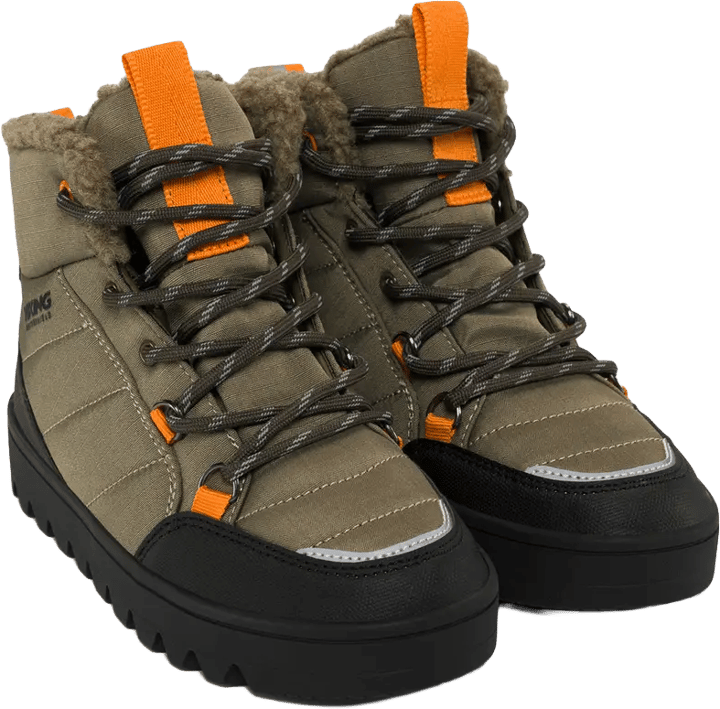 Viking Footwear Junior´s Fleek Snow Warm Wp Olive Viking Footwear