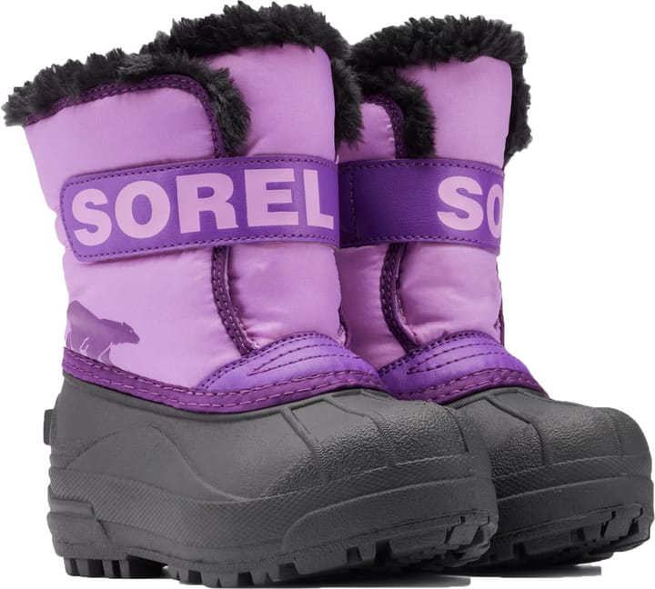 Sorel Kids' Snow Commander Boot Gumdrop/Purple Violet Sorel