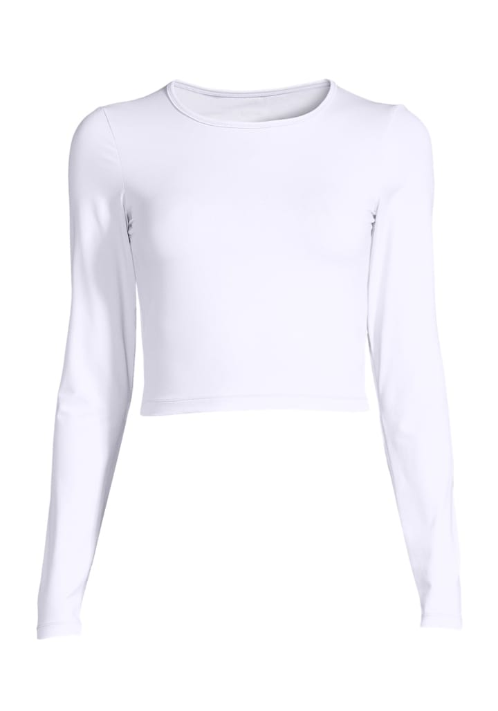 Casall Crop Long Sleeve White Casall