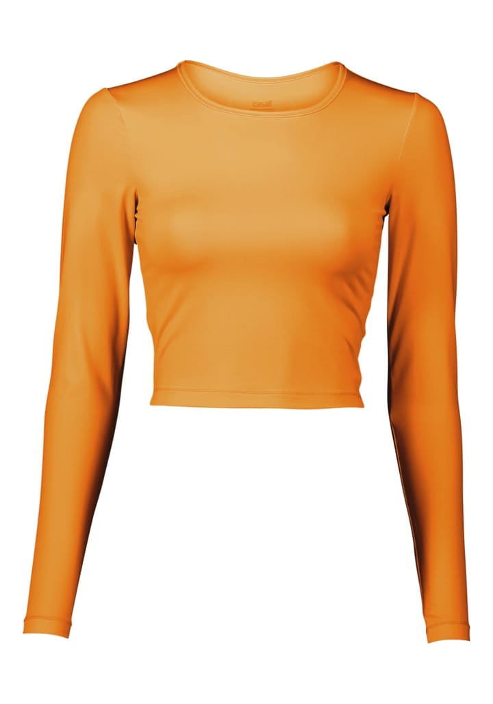 Casall Women's Crop Long Sleeve Sunset Yellow Casall Casall Women's Crop Long Sleeve Sunset Yellow Casall