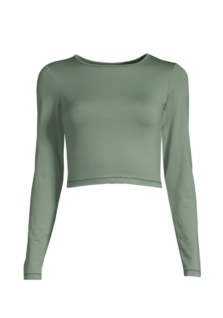 Casall Crop Long Sleeve Dusty Green Casall