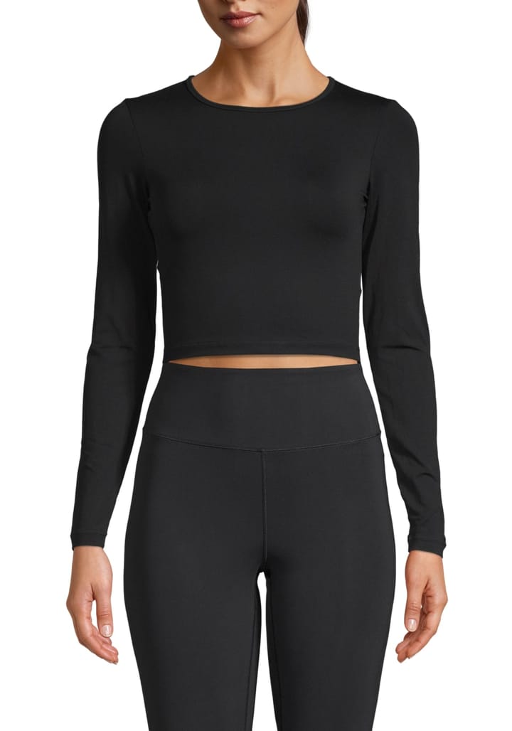 Casall Crop Long Sleeve Black Casall