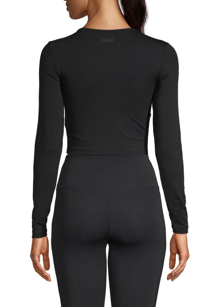 Casall Crop Long Sleeve Black Casall