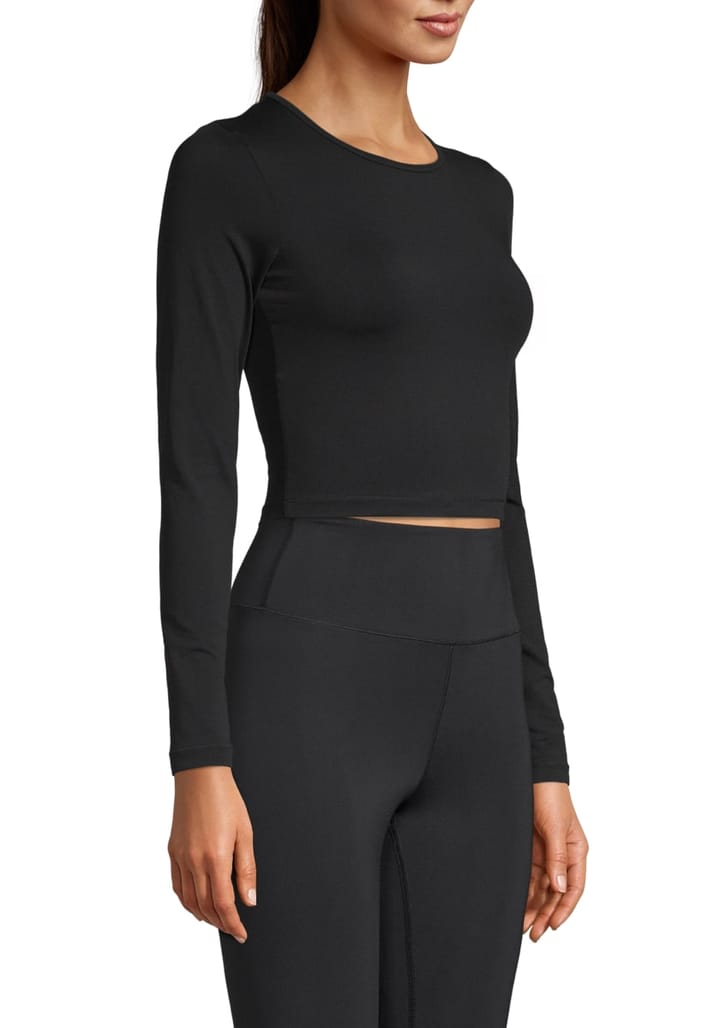 Casall Crop Long Sleeve Black Casall