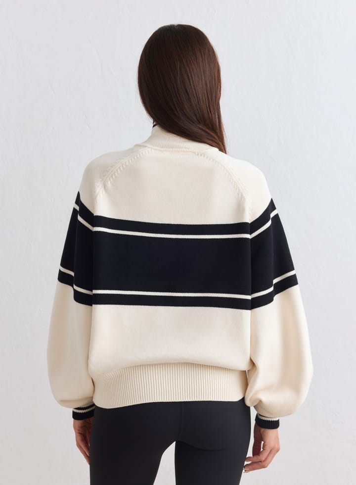 Aim'n Women's Alpine Knitted Half Zip Black/white Aim'n