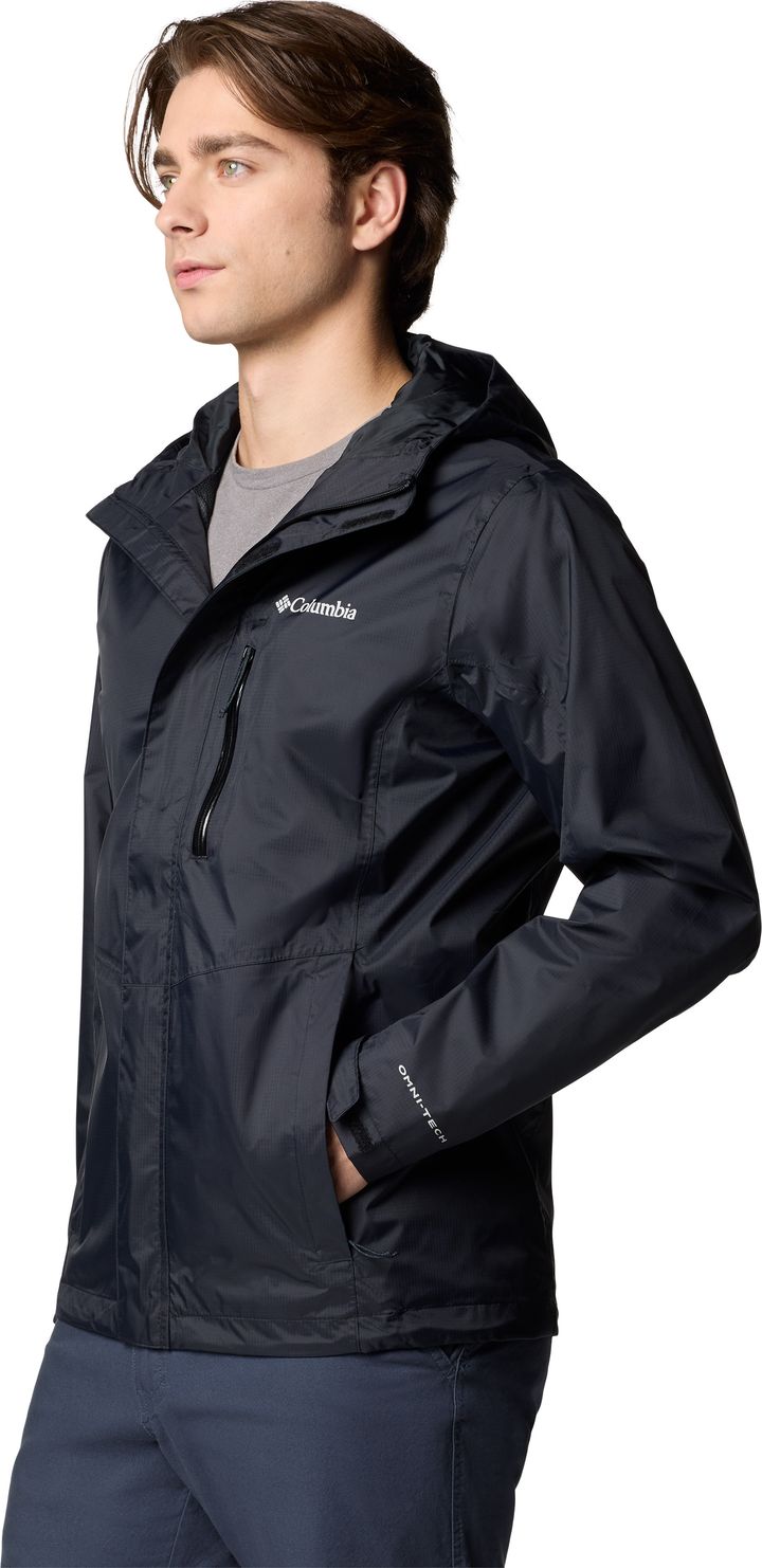 Columbia Men's Pouring Adventure III Jacket  Black Columbia