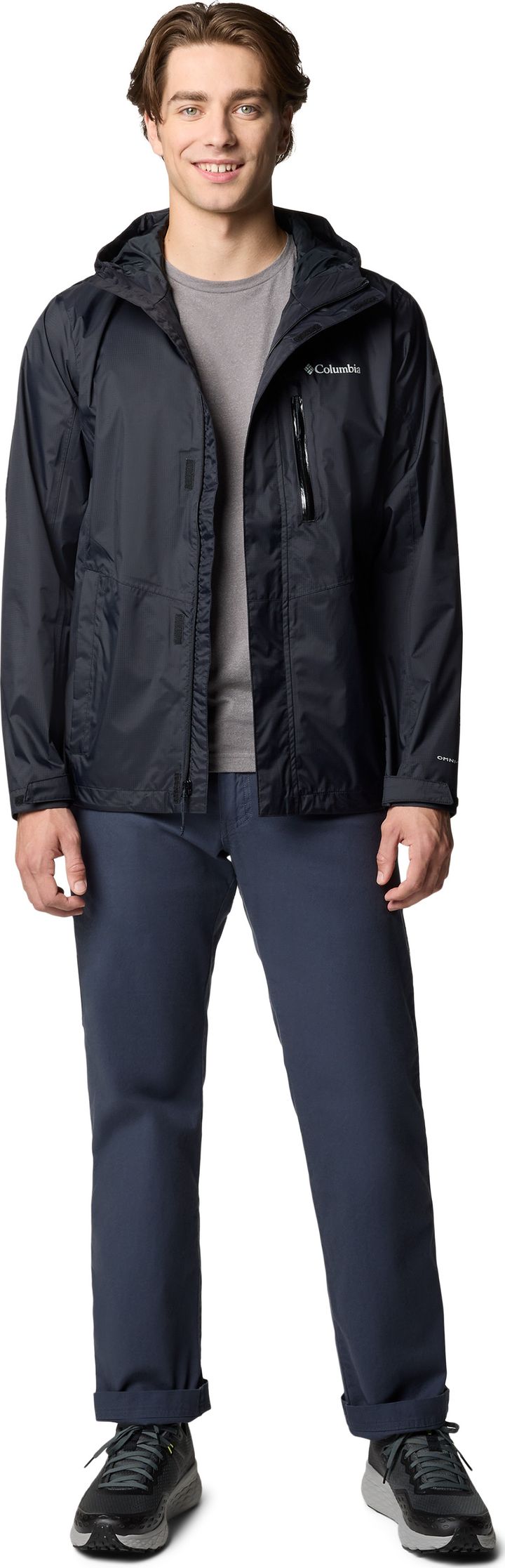 Columbia Men's Pouring Adventure III Jacket  Black Columbia