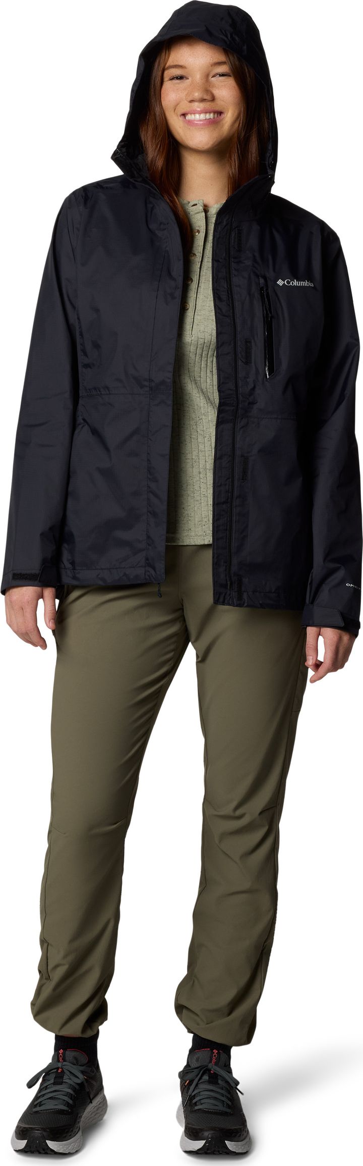 Columbia Women's Pouring Adventure lll Jacket Black Columbia