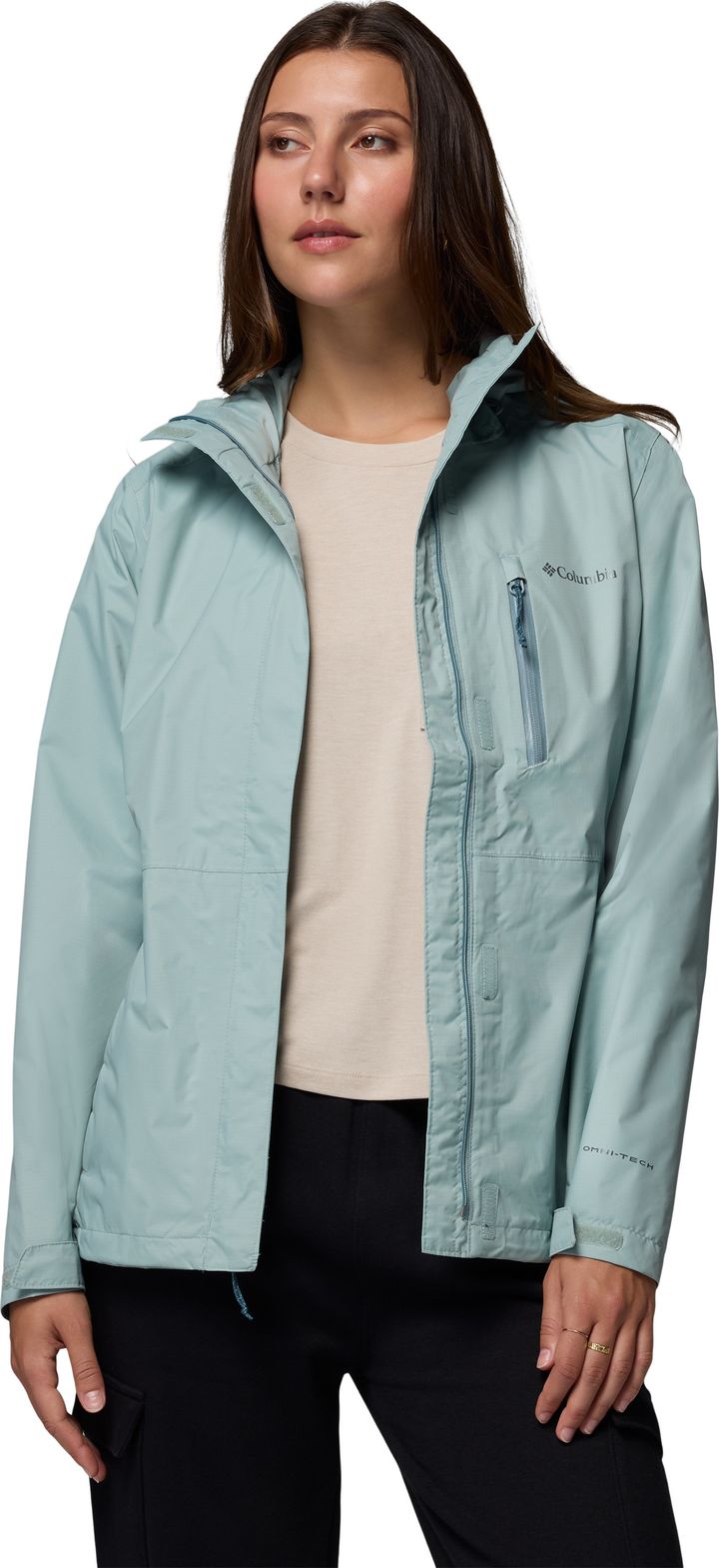 Columbia Women's Pouring Adventure lll Jacket Crushed Blue Columbia Columbia Women's Pouring Adventure lll Jacket Crushed Blue Columbia