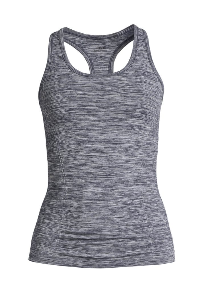 Casall Women's Essential Seamless Racerback Midnight Blue Melange Casall Casall Women's Essential Seamless Racerback Midnight Blue Melange Casall
