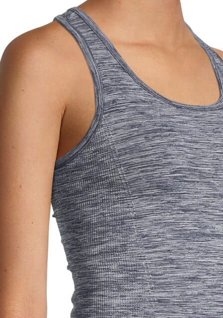 Casall Women's Essential Seamless Racerback Midnight Blue Melange Casall Casall Women's Essential Seamless Racerback Midnight Blue Melange Casall