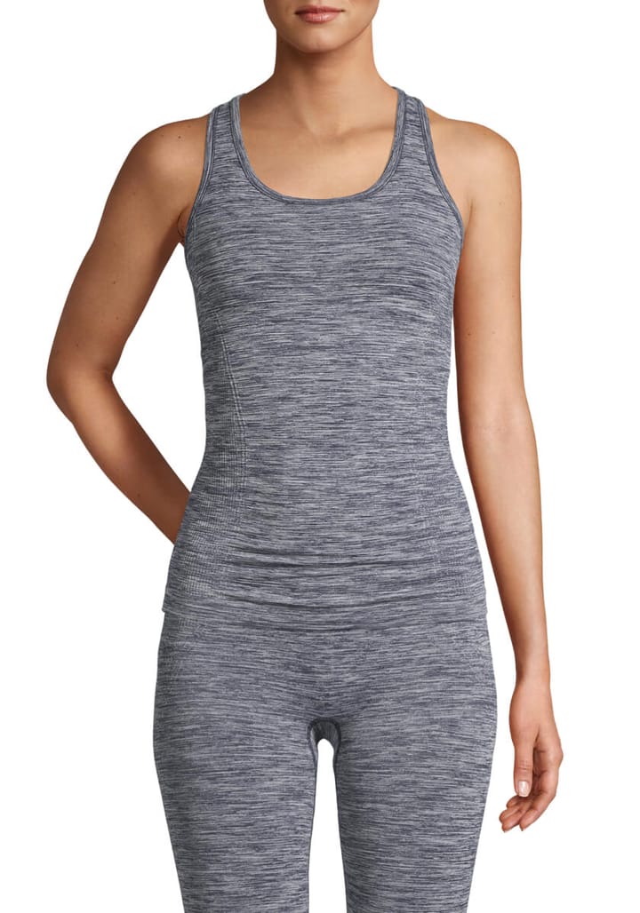 Casall Women's Essential Seamless Racerback Midnight Blue Melange Casall Casall Women's Essential Seamless Racerback Midnight Blue Melange Casall