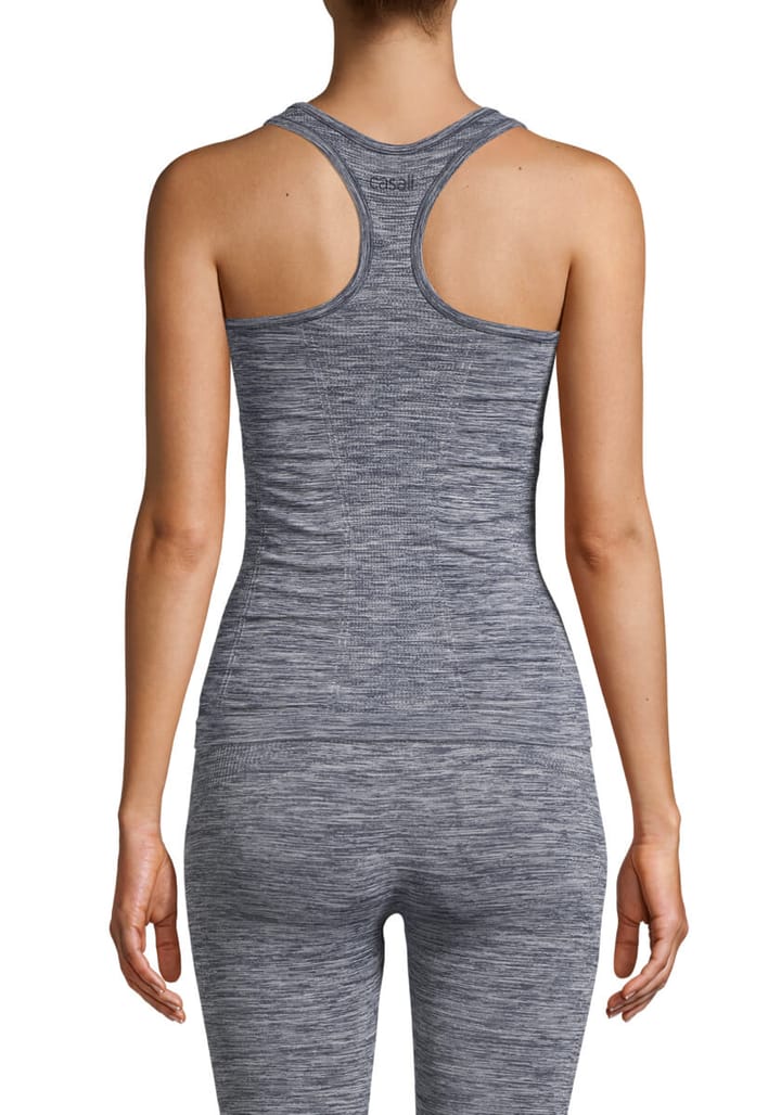 Casall Women's Essential Seamless Racerback Midnight Blue Melange Casall Casall Women's Essential Seamless Racerback Midnight Blue Melange Casall