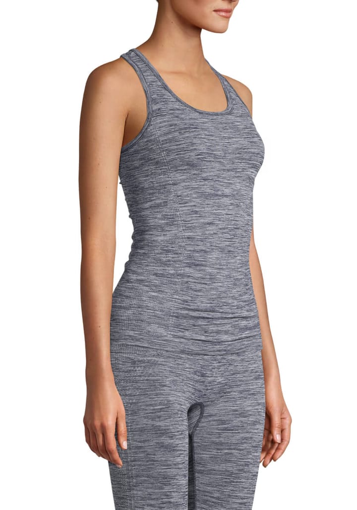 Casall Women's Essential Seamless Racerback Midnight Blue Melange Casall