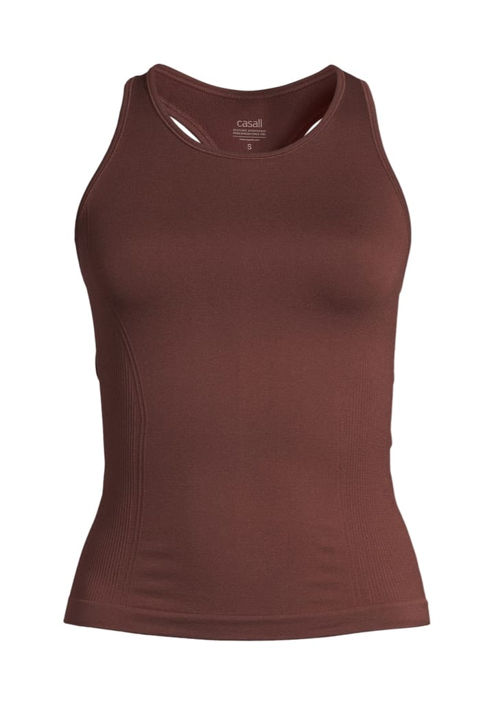 Casall Essential Seamless Racerback Mahogany Red Casall Casall Essential Seamless Racerback Mahogany Red Casall