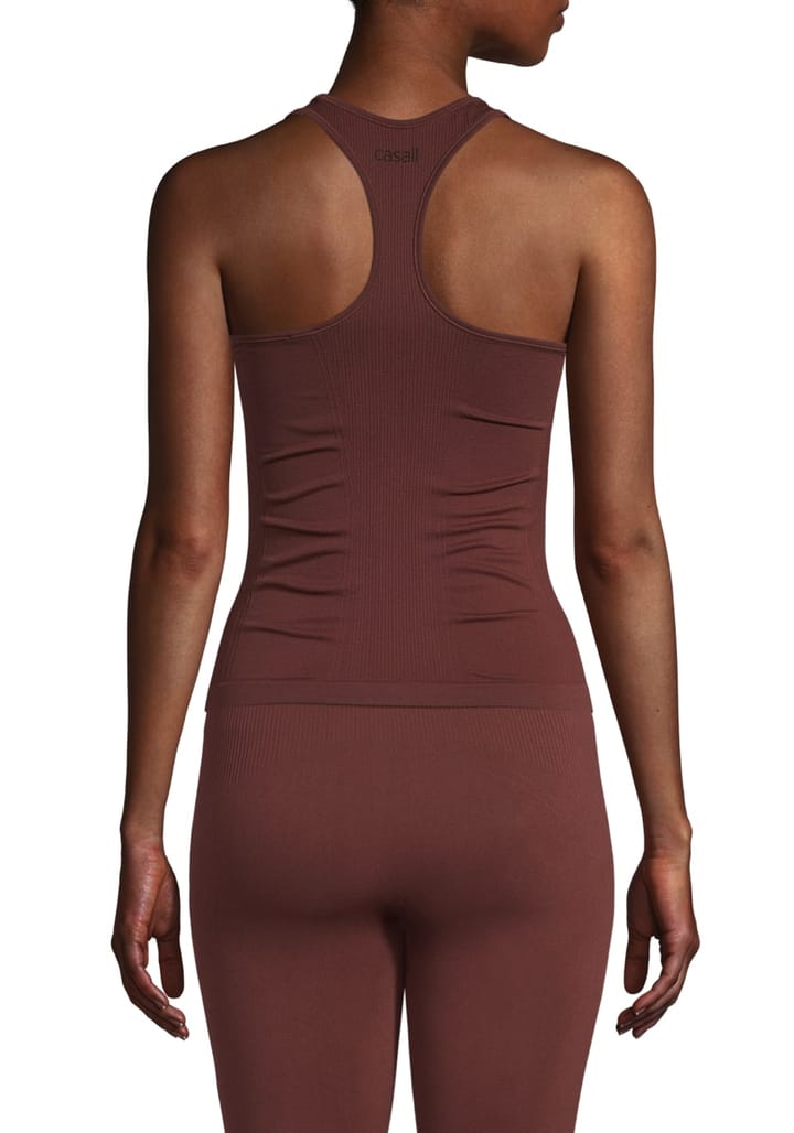 Casall Essential Seamless Racerback Mahogany Red Casall