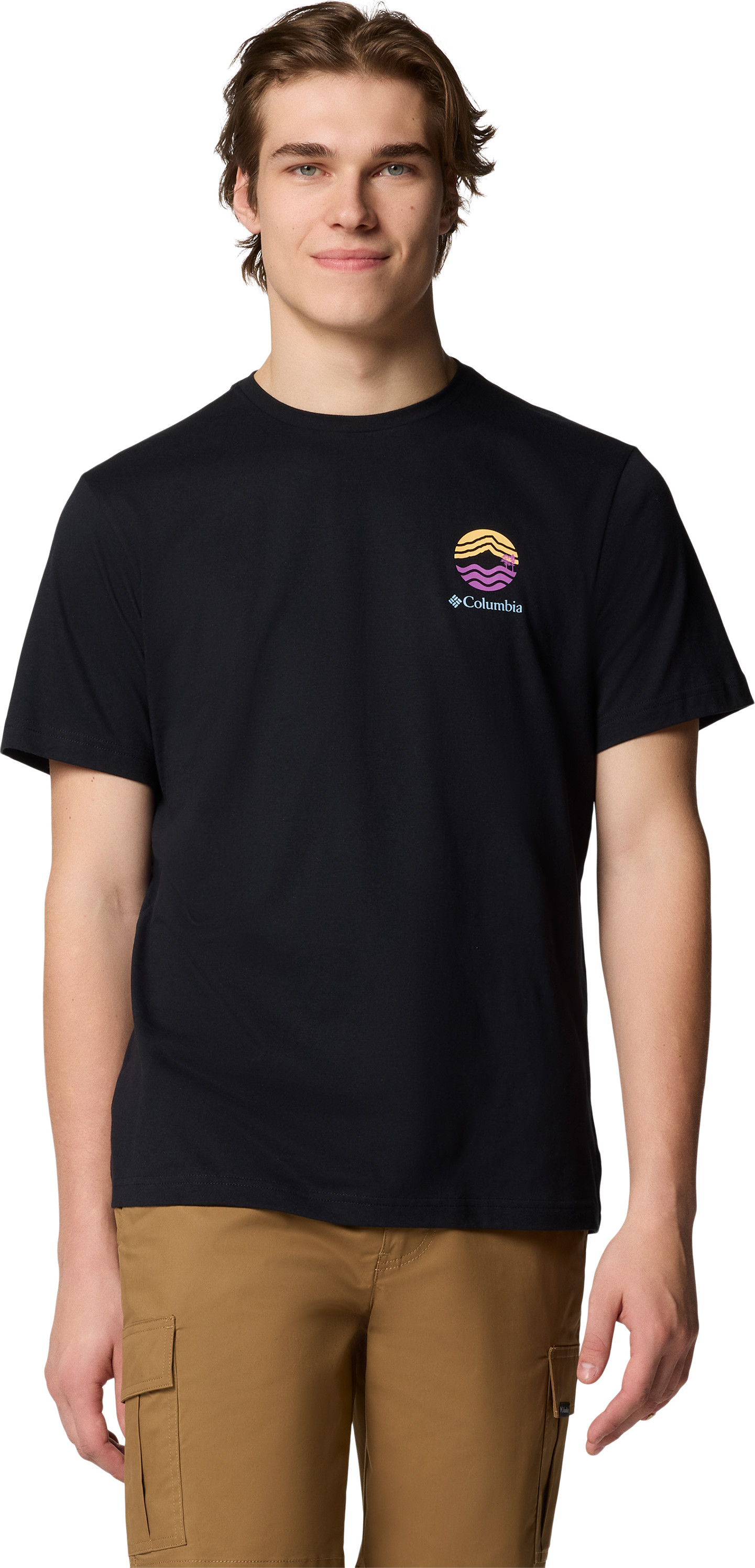 Columbia Men's Kettle River Outdoor Tee Black T-shirts XL