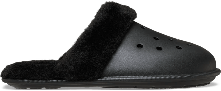 Crocs Classic Fuzz Scuff Black Crocs