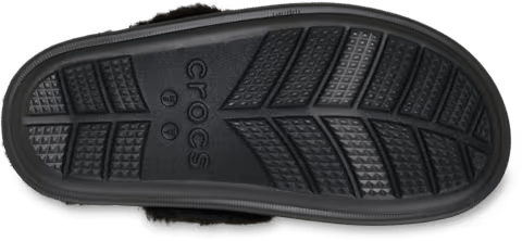 Crocs Classic Fuzz Scuff Black Crocs