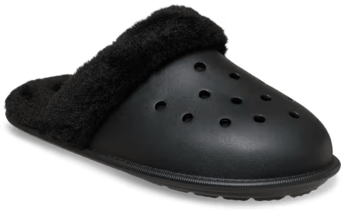 Crocs Classic Fuzz Scuff Black Crocs