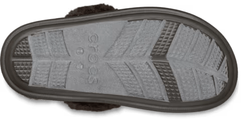 Crocs Classic Fuzz Scuff Dark Cocoa Crocs