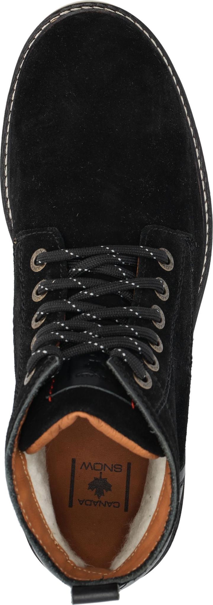 Canada Snow Men's Williams Lace Suede Black Canada Snow