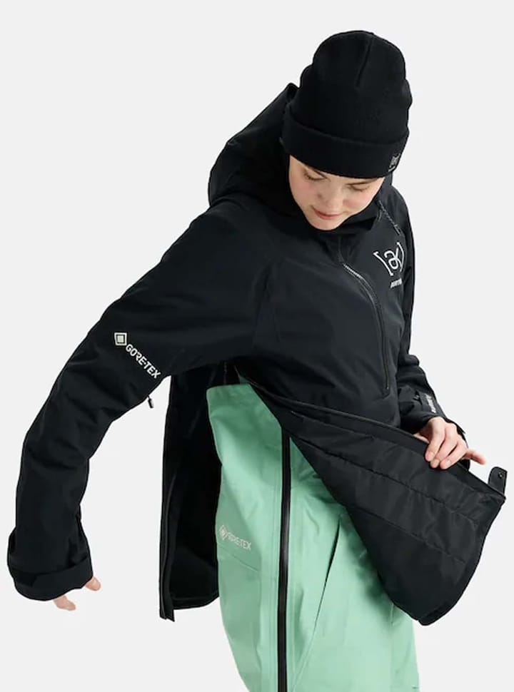 Burton Womens Ak Gore Kimmy Anorak True Black Burton